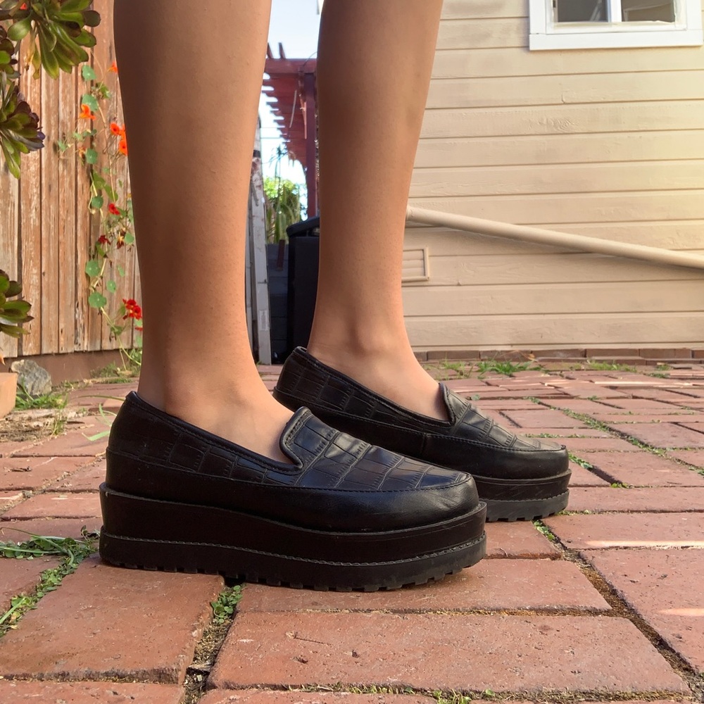 Vintage Platform Loafers